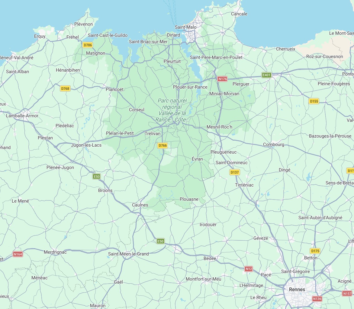 Plan zone d'intervention Bretagne Nord