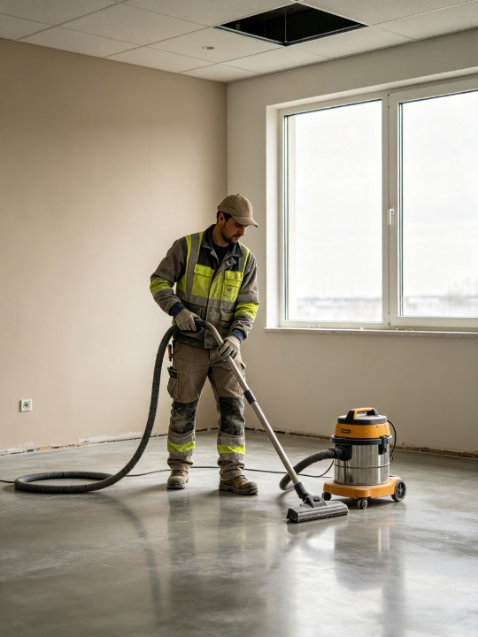 Nettoyage après travaux